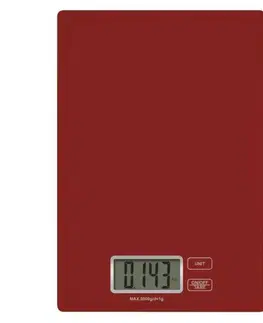 Váhy osobní a kuchyňské EMOS Digitální kuchyňská váha EV003, červená 2617000302