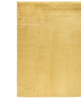Koberce s vysokým vlasem SHAGGY KOBEREC Stefan 2, 120/170cm, Žlutá