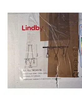 Svítidla Lindby Lindby - Lustr na lanku VENTURA 3xE27/60W/230V 