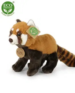 Hračky RAPPA - Plyšová panda červená 20 cm ECO-FRIENDLY