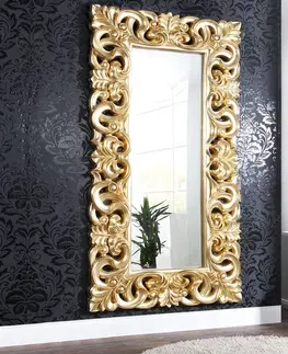 Luxusní a designová zrcadla Estila Stylové antické zrcadlo Venice 180cm zlatá