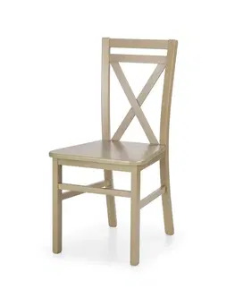 Židle Dřevěná židle DARIUSZ 2 Halmar Dub sonoma