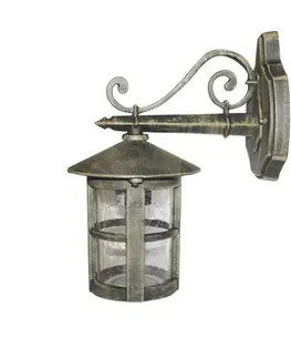 Rustikální venkovní nástěnná svítidla ACA Lighting Garden lantern venkovní nástěnné svítidlo BT5721