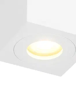 Bodova svetla Moderní koupelnový bod bílý čtverec IP44 - Capa