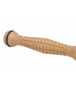 Masážní přístroje Dřevěný masážní akupresurní váleček na chodidla - SJH 207