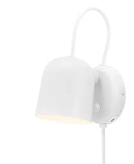 Bodová svítidla ve skandinávském stylu NORDLUX Angle GU10 nástěnné svítidlo bílá/šedá 2120601001