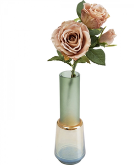 Skleněné vázy KARE Design Barevná skleněná váza Chloe 26cm