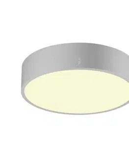 LED stropní svítidla BIG WHITE (SLV) MEDO 30 nástěnné a stropní nástavbové svítidlo, kulaté, 2700/3000/4000K, 12W, fáze, 110°, šedá 1007318