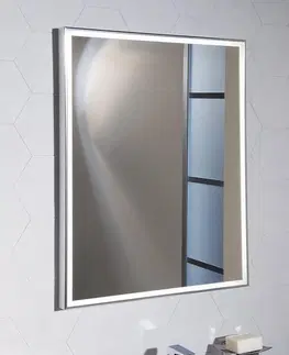 Koupelnová zrcadla SAPHO LUMINAR zrcadlo s LED osvětlením v rámu 600x800, chrom NL557