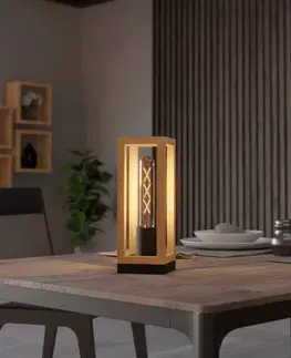 Stolní lampy EGLO EGLO Nafferton stolní lampa ze dřeva