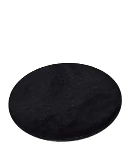Koberce a koberečky Conceptum Hypnose Kulatý koberec Milano 90 cm černý