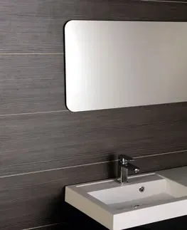 Koupelnová zrcadla SAPHO ISHAPE zrcadlo 1200x600, zakulacené rohy, bez úchytu AG612