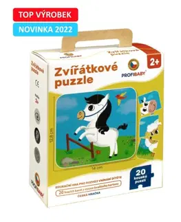 Hračky puzzle PROFIBABY - Puzzle zvířátka 20ks
