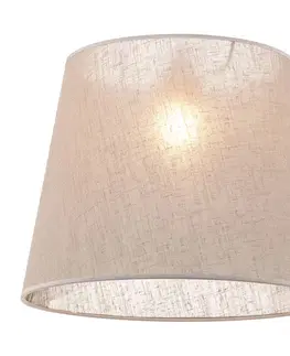 Stínidlo na lampu Duolla Stínidlo Classic L pro závěsná světla, šedá/čirá