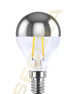 LED žárovky Segula 55370 LED kapka zrcadlový vrchlík stříbrná E14 2,5 W (21 W) 200 Lm 2.700 K
