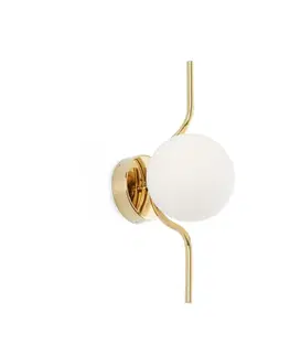 Designová nástěnná svítidla FARO LE VITA nástěnná lampa, zlatá