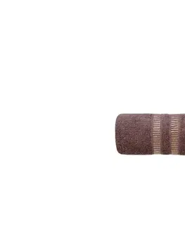 Ručníky Faro Bavlněný ručník Sagitta 30x50 cm čokoládový
