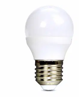 LED žárovky Solight LED žárovka, miniglobe, 8W, E27, 4000K, 720lm WZ429-1
