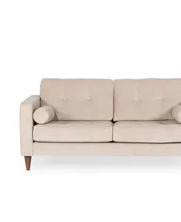 Pohovky a gauče Pohovka dvoumístná HALIC krémová