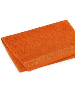 Ručníky AmeliaHome Ručník ALLIUM klasický styl 30x50 cm oranžový, velikost 70x130