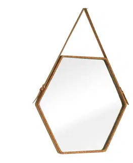 Zrcadla HOMEDE Nástěnné zrcadlo Ebi I přírodní, velikost 45,5x39,5x3