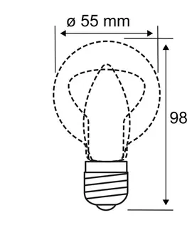 LED žárovky Paulmann Paulmann LED žárovka Filament E27 4W 2 200 K