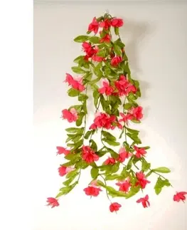 Květiny Umělá Fuchsie závěsná mnohokvětá, v. 70 cm