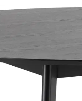 Jídelní stoly Actona Kulatý jídelní stůl 140 cm Roxby černý
