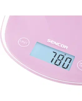 Kuchyňské váhy Sencor SKS 38RS kuchyňská váha, růžová