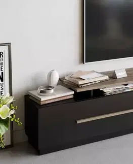 TV stolky Sofahouse Designový TV stolek Panos 180 cm černý