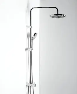 Sprchy a sprchové panely SAPHO Sprchový sloup k napojení na baterii, hlavová, ruční sprcha, chrom 1202-13
