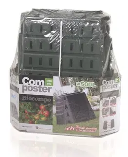 Kompostéry Prosperplast Zahradní kompostér Biocompo 500L černý