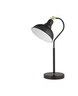 Stolní lampy kancelářské Searchlight Stolní lampa Xenon, černá, výklopná