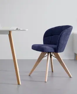 Židle do jídelny Otoční Jídelní Židle Maxy Modrá