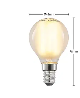 LED žárovky Arcchio LED žárovka tvar kapky E14 4W 2700K matná dim 2ks