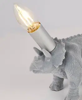 Stolní lampy Searchlight Stolní lampa X Triceratops, keramika