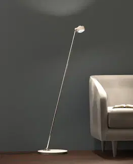 Stojací lampy Top Light Puk Mini Floor Mini Single LED matná/čirá, nikl