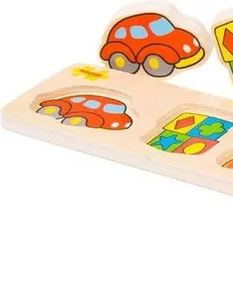Dřevěné hračky Bigjigs Toys Dřevěné vkládací puzzle - hračky