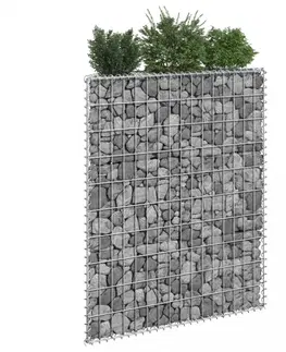Zahrada Gabionový vyvýšený záhon pozinkovaná ocel Dekorhome 150 cm