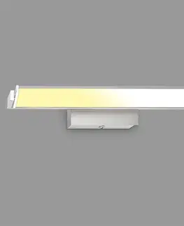 Nástěnná svítidla Briloner Nástěnné svítidlo LED Udonga, otočné, CCT, stmívatelné, nikl