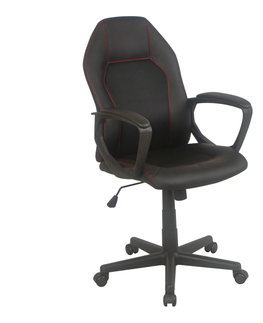 Kancelářské židle Kancelářská židle PISUERGA, černá/červená