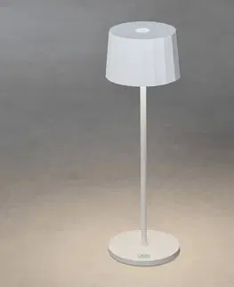 Venkovní osvětlení terasy Konstsmide LED stolní lampa Positano venkovní, bílá
