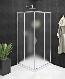 Sprchové kouty GELCO SIGMA SIMPLY sprchové dveře posuvné pro rohový vstup 1000 sklo Brick GS2410