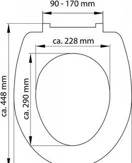 Záchody Eisl Duroplastové sedátko se zpomalovacím mechanismem SOFT-CLOSE Kotva 82150