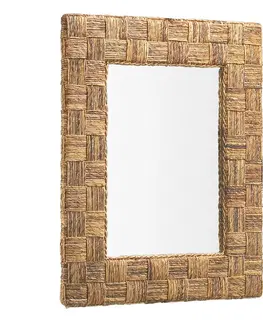 Luxusní a designová zrcadla Estila Stylové zrcadlo RATTAN 100x80cm