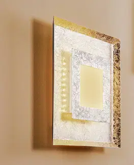 Nástěnná svítidla Eco-Light LED nástěnné světlo Window, 39x39 cm, stříbrné