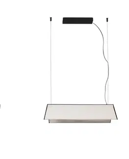 Závěsná světla FARO BARCELONA Ludovico Povrchové závěsné svítidlo LED, 60 cm, bílé