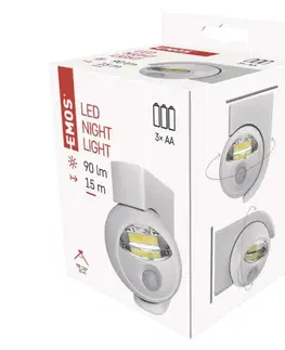 Noční osvětlení EMOS COB LED noční světlo P3311 1440004902