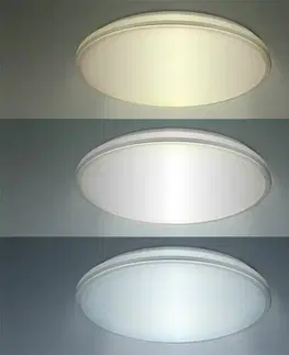 LED stropní svítidla Solight LED osvětlení s ochranou proti vlhkosti, IP54, 18W, 1530lm, 3CCT, 33cm WO796