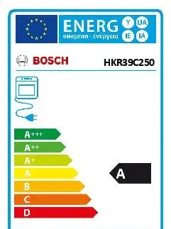 Sporáky Bosch HKR39C250